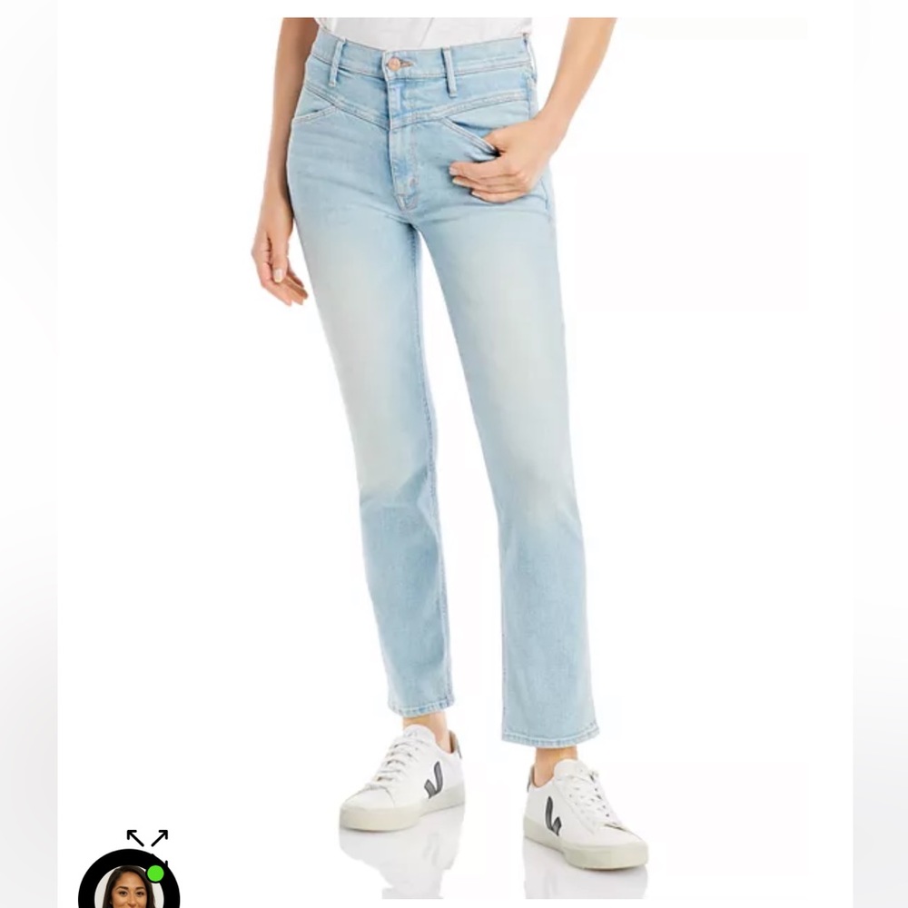 The Dazzler Yolk Front Ankle - Mother Jeans